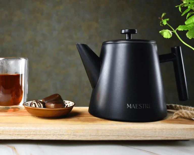 Theepot met filter